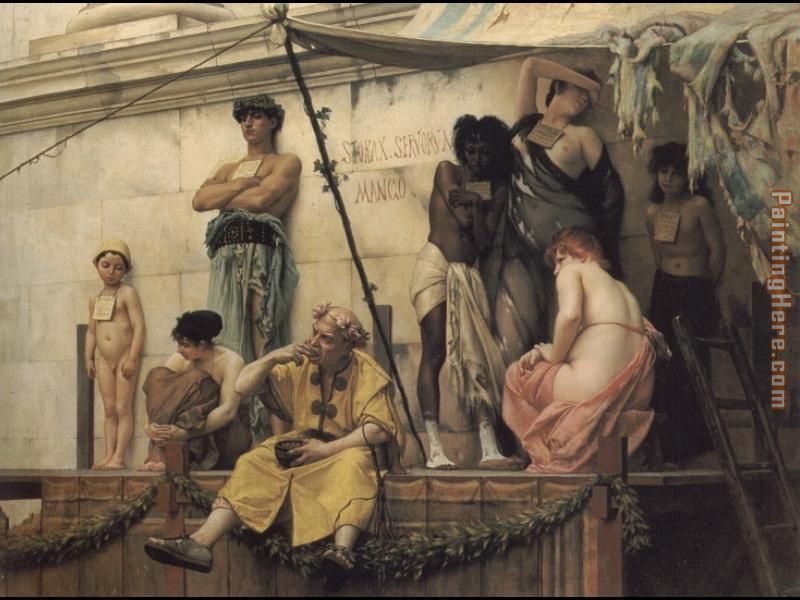 The Slave Market painting - Gustave Clarence Rodolphe Boulanger The Slave Market art painting